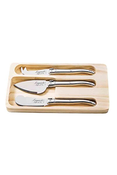 Style de Vie Set 3 cutite pentru branza Laguiole, Argintiu