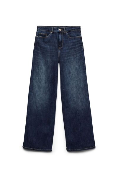 Vero Moda Weit geschnitten VMOLIVIA Hohe Taille Weiter Beinschnitt Jeans