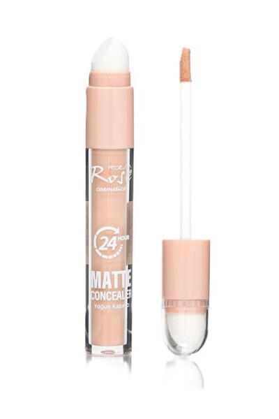 3B Trend Rose 2-in-1 Double-Ended Matte Concealer No:1 Sponge Tip + Liquid Co...