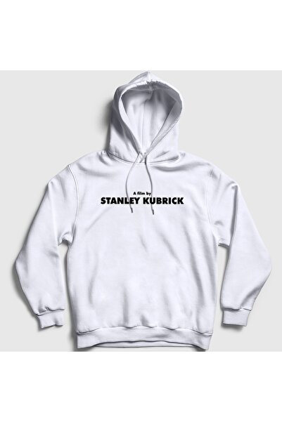 Presmono Unisex White a Film by Kubrick Cinema Director Hooded Sweatshirt 611...