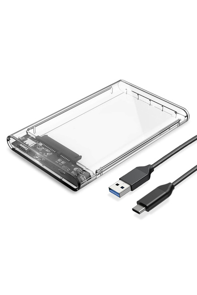 Orico θήκη για 2.5" SATA HDD/SSD 2139C3, 5Gbps, διάφανη