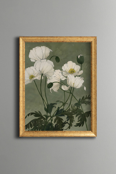 epiqart Spring Flower - Vintage Patterned Painting - Fine Model