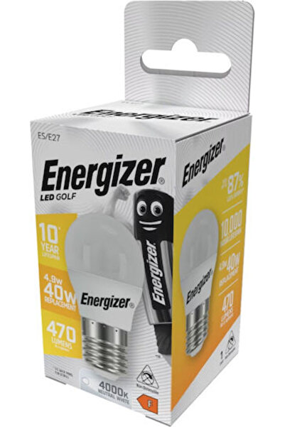 Energizer Λάμπα LED 4.9W 82mm για ντουί E27 Λευκό 470lm Κωδικός: 04.008.0022