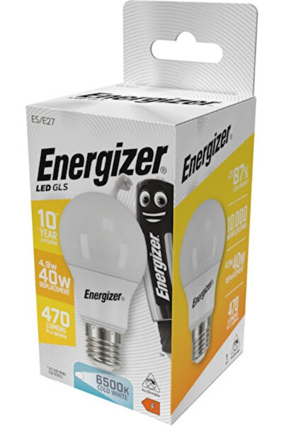 Energizer Λάμπες LED 4.9W για ντουί E27 Ψυχρό Λευκό 470lm 5 τεμάχια Κωδικός: ...