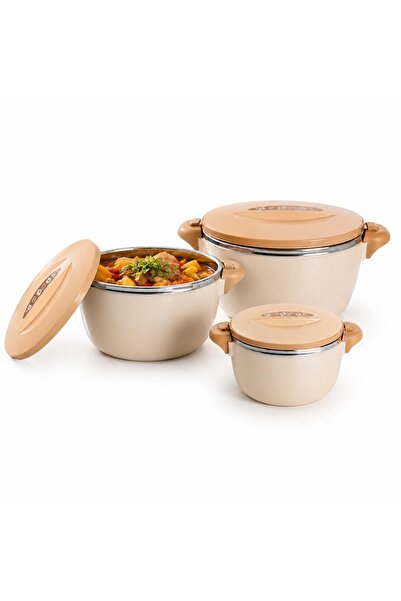 laverahome Set of 3 Food Containers, Sinar Auroba, 1000Ml-2000Ml-3600Ml |