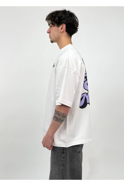 zaee Enjoy Every Moment Printed Oversize T-Shirt