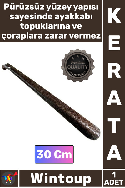 Wintoup #Kerata Sağlam Kalın Demir Dayanıklı Ergonomik Uzun Ayakkabı Çekeceği...