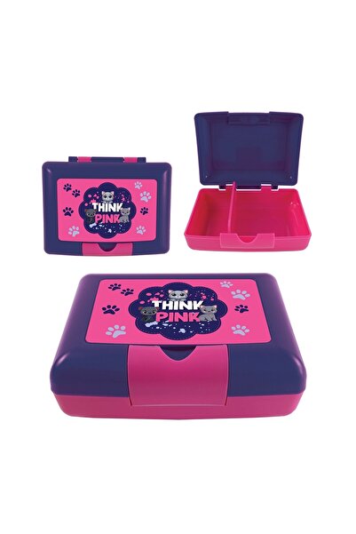S COOL Cutie pentru sandwich, compartimentată, 900ml, THINK PINK, 17.5x13x6 c...