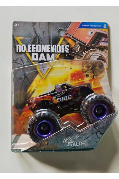 Sunman 1:64 Ölçek Monster Jam Oyuncak Araba SİDE, Büyük Tekerlekli Canavar Ka...