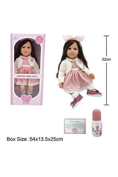 Blue Toys Κούκλα μωρό Yala με πλεκτό πανωφόρι - Φόρεμα και αξεσουάρ 52 εκ. (M...
