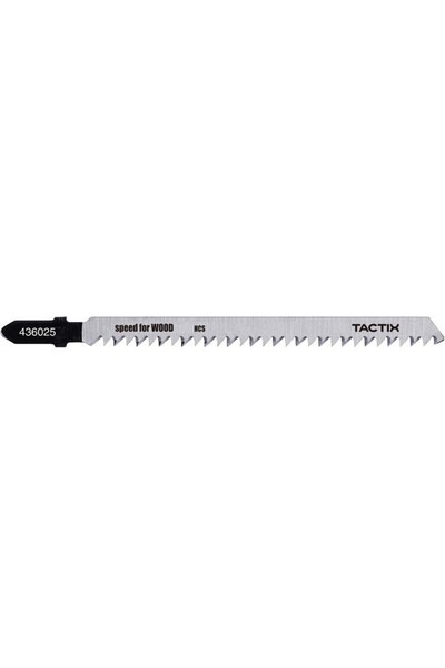 Tactix 436025 Λάμα Κοπής Ξύλου Απλή Σέγα 132 mm 5τμχ