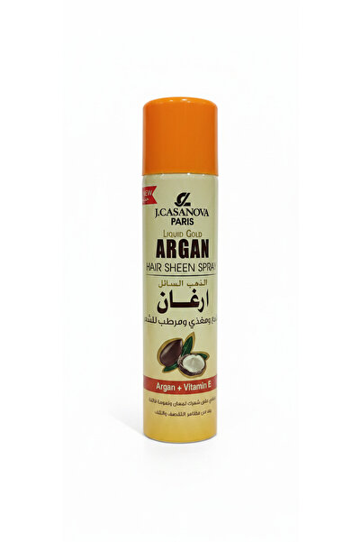 1 J.CASANOVA PARIS J. Casanova Hair Shine Spray with Argan Oil and Vitamin E ...