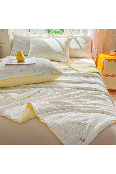 JOJO HOME Pilota premium de vara racoroasa, rece la atingere, 200x230cm + 2 f...