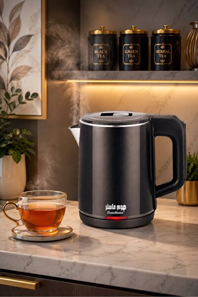 Generic Black Stainless Steel Electric Kettle 0.8L Premium Choice for Coffee ...