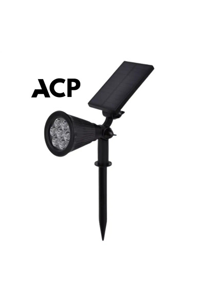 ACP Ηλιακό Φωτιστικό Καρφωτό με Φωτοκύτταρο IP65