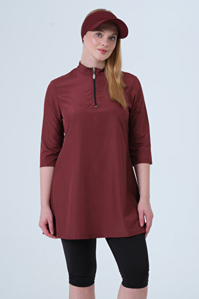 TESMAY Lycra Water-Repellent Truvakar Half-Closed Swimsuit with Sleeves