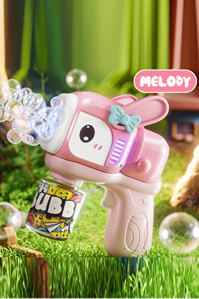 Pofika Capıbara,Kuromı,My Melody,Stıtch Köpük Baloncuk Tabancası Otomatik Pil...