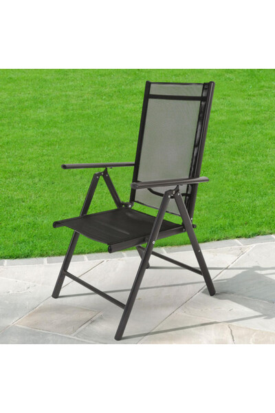 COSTWAY Scaun pliant NP 11572 DK-1 (Negru)