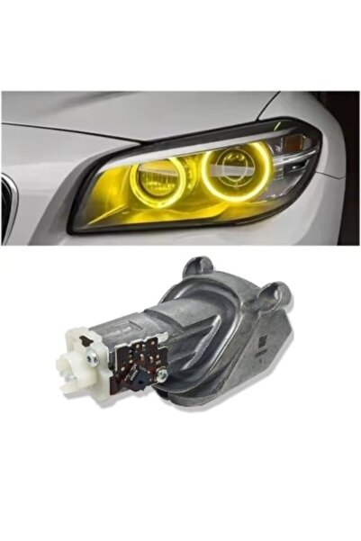 Xenon Bright Modul Galben Stil CSL Angel Eyes BMW Seria 5 F10, F11 Facelift -...