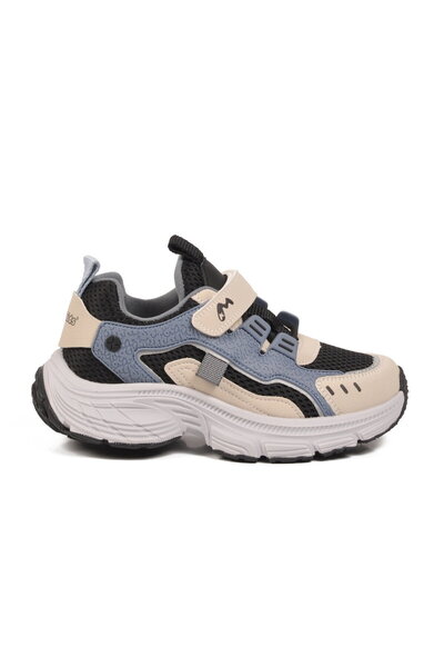 Marco Kids Beige Black Velcro Boys' Sports Shoes