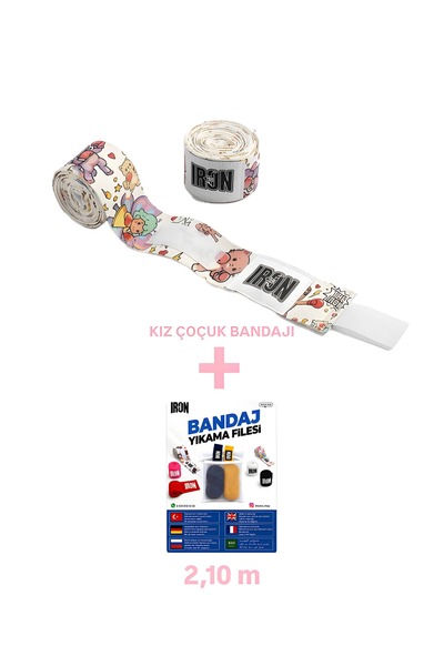 THE IRON Kız Çocuk Boks, Kick Boks, Muay Thai, MMA ve Dövüş Sporları Bandajı ...