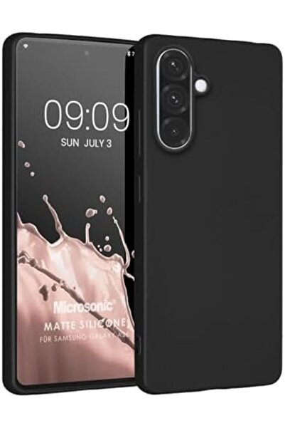 Yıldızan حافظة msa shop Matte Silicone Galaxy A36 باللون الأسود [حافظة متوافق...