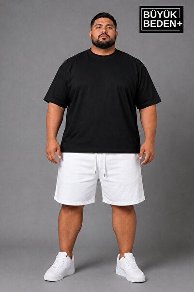Superlife Süperlife Large Size Men's Lace-Up Shorts Spr26Bsr592