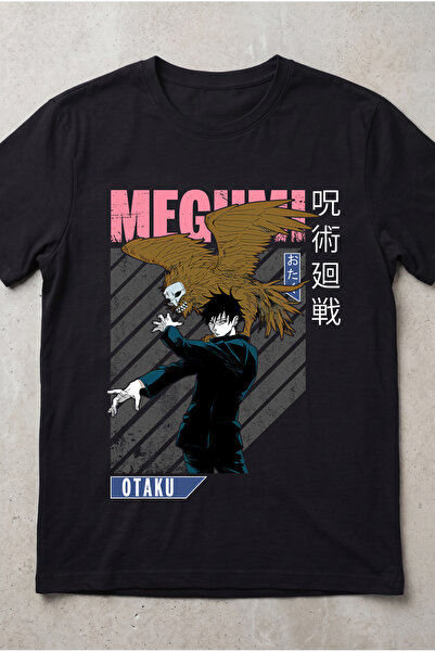 Silkensoul Jujutsu Kaisen Megumi Anime Printed Standard Cut Unisex Tshirt
