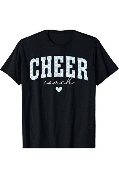 12 Teknoloji تي شيرت كبير الحجم للتشجيع - طباعة جريئة بعبارة CHEER للمدربين، ...