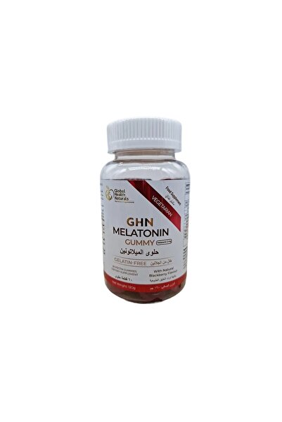 GHN Ghn Natural Raspberry Flavored Melatonin Gummies –60 Gummies- 120 Grams
