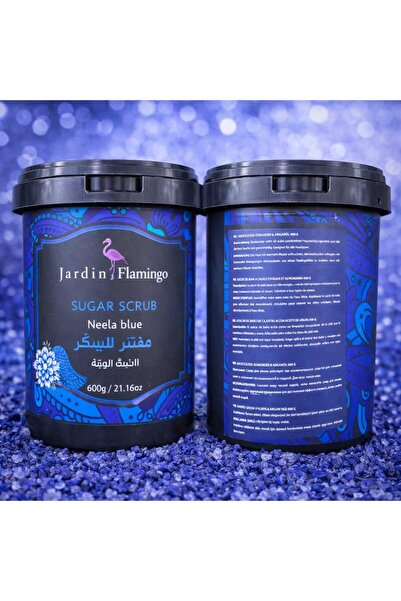 JARDİN FLAMİNGO Neela Blue Sugar Scrub 600g Exfoliating Body Care