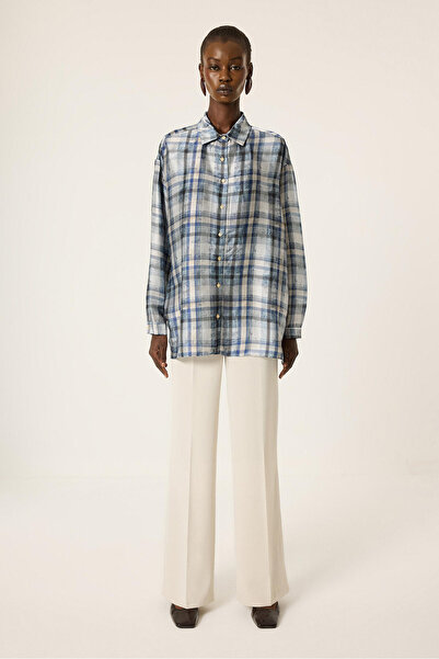 Touché Privé Saten Plaid Shirt