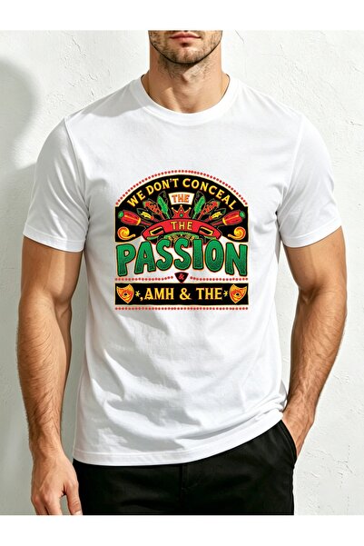 23 nisan تي شيرت رجالي أنيق، We Don't Conceal The Passion Amh & The، ملابس كا...