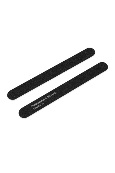 Jumbo Pilă pentru unghii lavabilă, granulație 100/180, 2 buc, 0.4 cm – formă ...