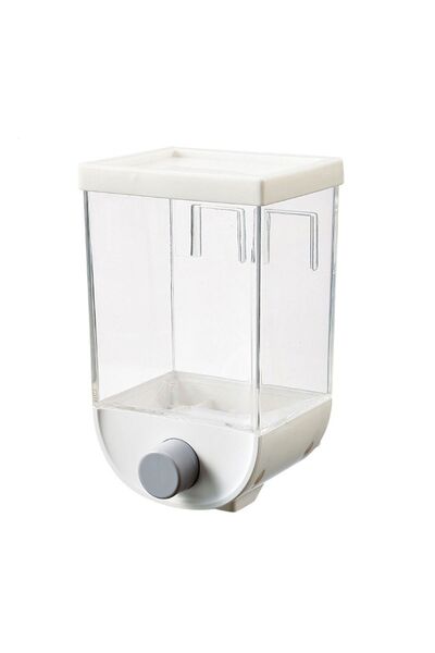 MACVI Dozator transparent de cereale 1 L — Organizare eficientă a bucătăriei ...