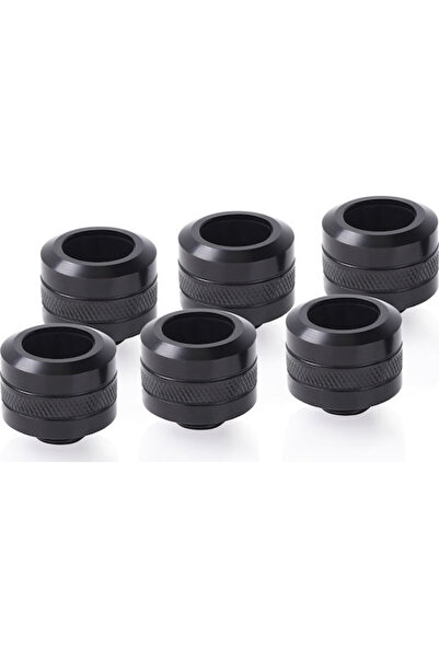 Alphacool Icicle PRO 16mm Fiting pentru tub rigid G1/4 Negru