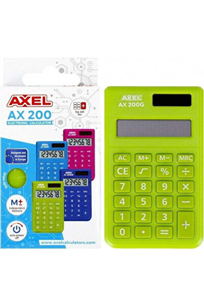 Axel Calculator de culoare verde 1 bucată