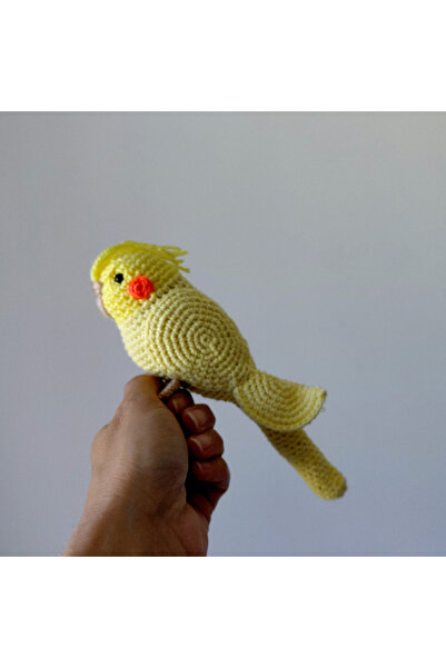 nildamigurumi Amigurumi Muhabbet Kuşu Sultan Papağan Sarı