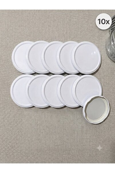 Elifim AVM Set of 10 Twist-Off Jar Lids (100 mm / 10 cm)