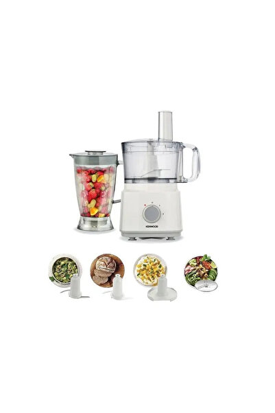 Generic Kenwood Food Processor, with additional blender, 750 Watts, white