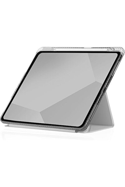 STM Husă tip carte rezistentă, gri, pentru iPad Air 13 " 2024/2025/2026