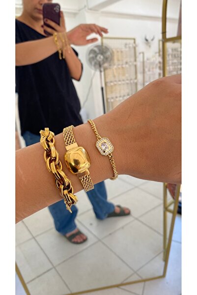 GAMZE Steel Bracelet Set