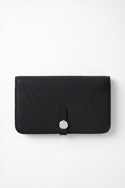 Levidor Genuine Leather Women'S/Men's Portfolio Double Handbag with Phone Com...