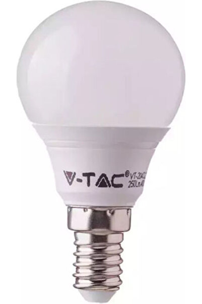 V-TAC Bec LED VT-2236 5.5W 81mm pentru soclu E14 și formă P45 Alb rece 470lm ...