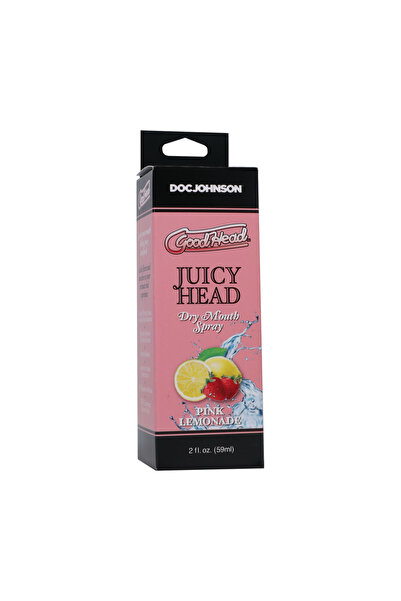 Doc Johnson Juicy Head - Dry Mouth Spray - Pink Lemonade - 2 fl oz / 59 ml