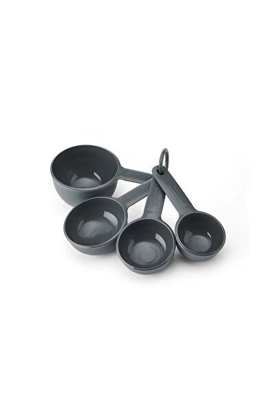 KitchenAid Culinary Tools Set 4 linguri de masurat, KitchenAid, gri, plastic,...