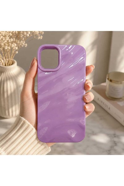 sanalikaksesuar Summer Breeze Shiny Silicone Phone Case Compatible with iPhon...