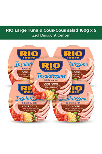 Rio Salată mare cu ton și couscous 160g x 5