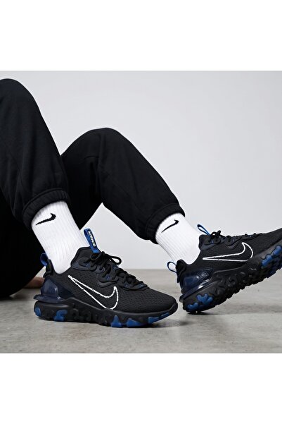 Nike React Vision Black Sneaker Sportie (Slim Fit)
