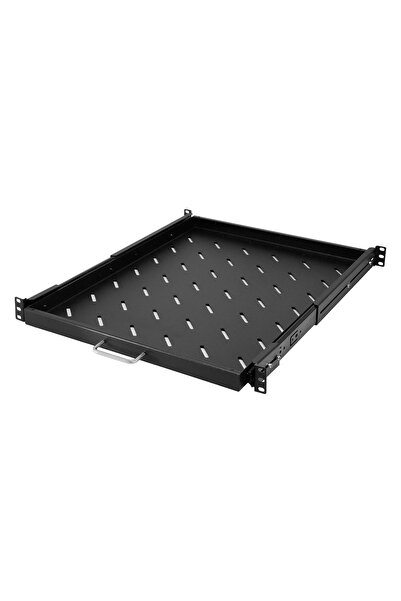 POWERTECH πτυσσόμενο ράφι για rack 19" NETW-0041, βάθος 570mm, μαύρο